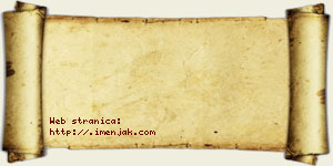 Nadja Aćimović vizit kartica